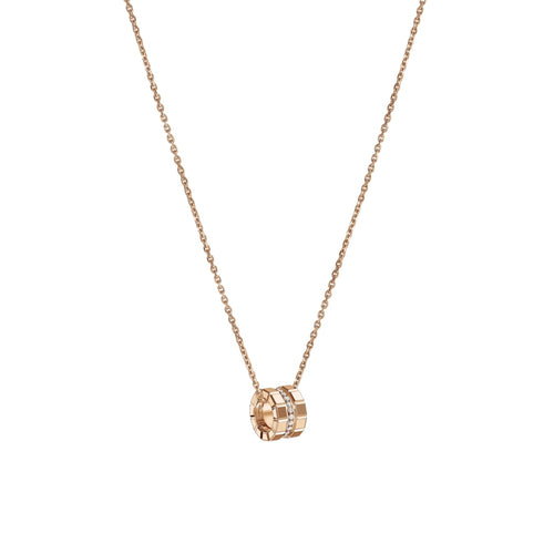 Chopard Jewelry - Ice Cube Ethical Rose Gold Diamonds Pendant Necklace | Manfredi Jewels