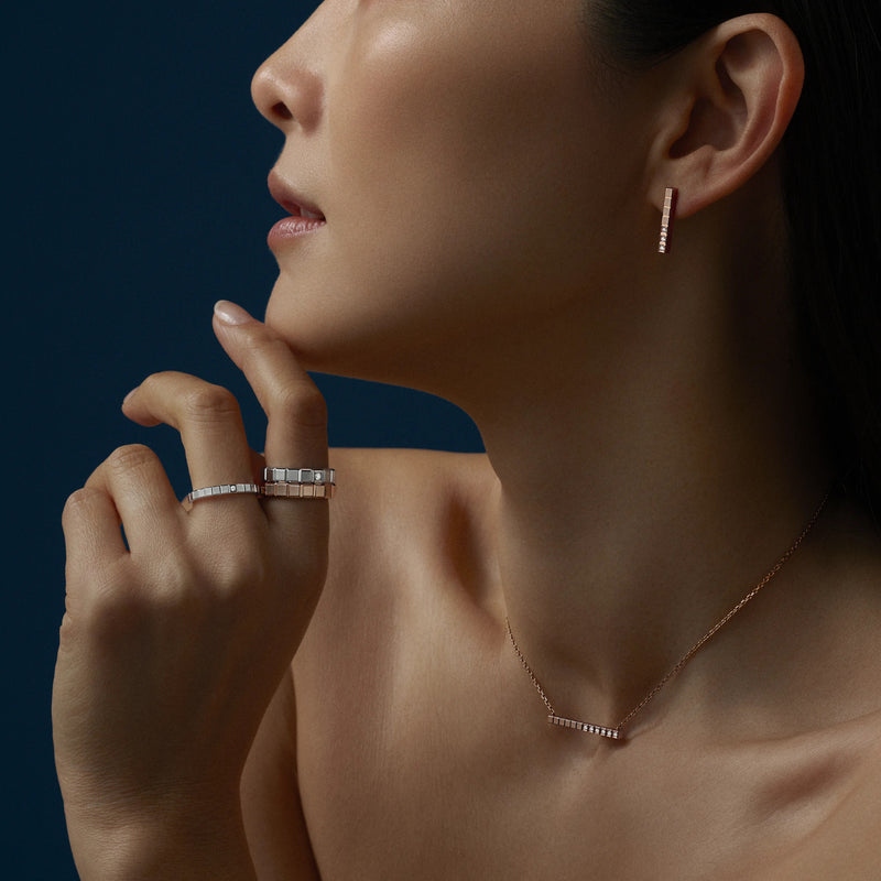 Chopard Jewelry - Ice Cube Ethical Rose Gold Ring | Manfredi Jewels