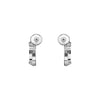 Chopard Jewelry - Ice Cube Ethical White Gold Hoop Earrings | Manfredi Jewels