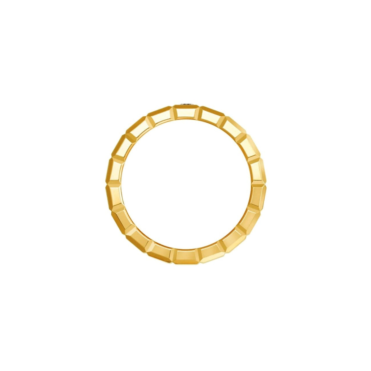 Chopard Jewelry - Ice Cube Ethical Yellow Gold Diamond Accent Ring | Manfredi Jewels