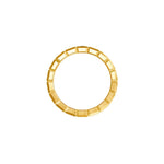 Chopard Jewelry - Ice Cube Ethical Yellow Gold Diamond Accent Ring | Manfredi Jewels