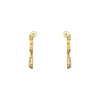 Chopard Jewelry - Ice Cube Ethical Yellow Gold Hoop Earrings | Manfredi Jewels