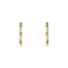 Chopard Jewelry - Ice Cube Ethical Yellow Gold Hoop Earrings | Manfredi Jewels