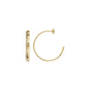 Chopard Jewelry - Ice Cube Ethical Yellow Gold Hoop Earrings | Manfredi Jewels
