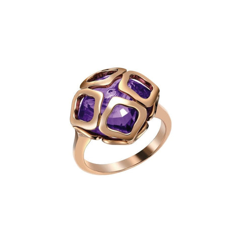 Imperiale Ethical Rose Gold Amethyst Ring