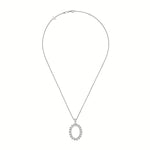 Chopard Jewelry - L’Heure Du Diamant Ethical White Gold Marquise Diamonds Pendant Necklace | Manfredi Jewels