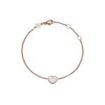 Chopard Jewelry - My Happy Hearts Ethical 18K Rose Gold Mother - of - Pearl Bracelet | Manfredi Jewels
