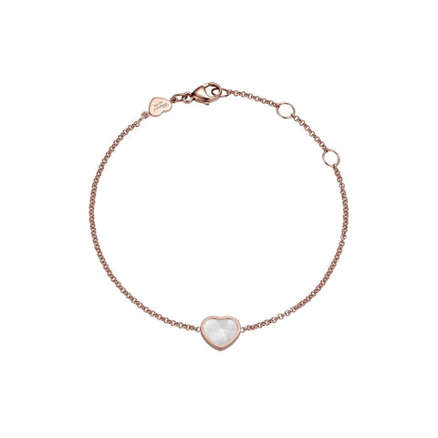 My Happy Hearts Ethical 18K Rose Gold Mother of Pearl Bracelet