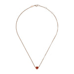 Chopard Jewelry - My Happy Hearts Ethical Rose Gold Carnelian Necklace | Manfredi Jewels