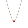 Chopard Jewelry - My Happy Hearts Ethical Rose Gold Carnelian Necklace | Manfredi Jewels