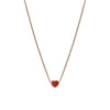 Chopard Jewelry - My Happy Hearts Ethical Rose Gold Carnelian Necklace | Manfredi Jewels