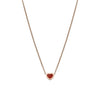 Chopard Jewelry - My Happy Hearts Ethical Rose Gold Carnelian Necklace | Manfredi Jewels