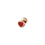 Chopard Jewelry - My Happy Hearts Ethical Rose Gold Carnelian Single Earring | Manfredi Jewels