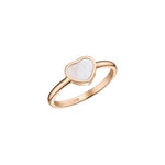 Chopard Jewelry - My Happy Hearts Ethical Rose Gold Mother Of Pearl Ring | Manfredi Jewels