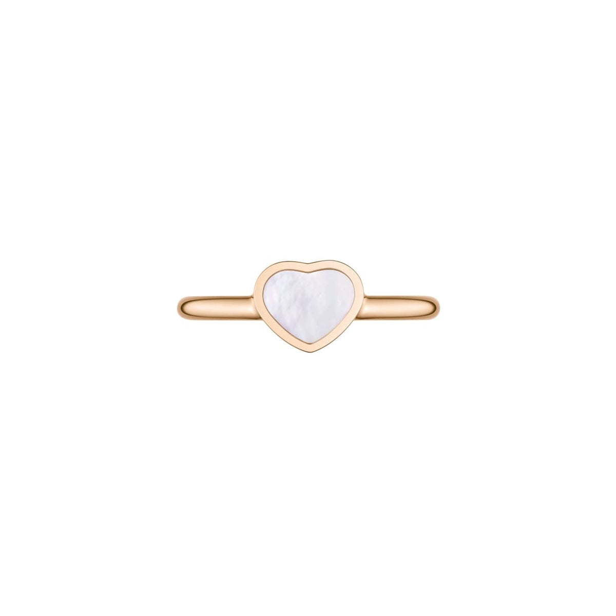 Chopard Jewelry - My Happy Hearts Ethical Rose Gold Mother Of Pearl Ring | Manfredi Jewels