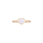 Chopard Jewelry - My Happy Hearts Ethical Rose Gold Mother Of Pearl Ring | Manfredi Jewels