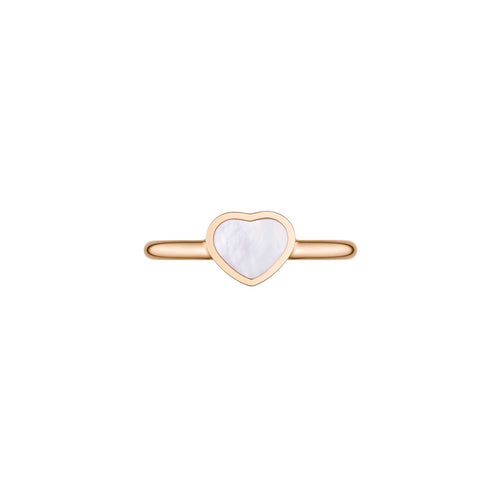 Chopard Jewelry - My Happy Hearts Ethical Rose Gold Mother Of Pearl Ring | Manfredi Jewels