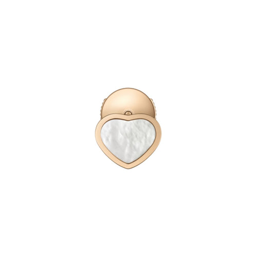 Chopard Jewelry - My Happy Hearts Ethical Rose Gold Mother Of Pearl Single Earring | Manfredi Jewels