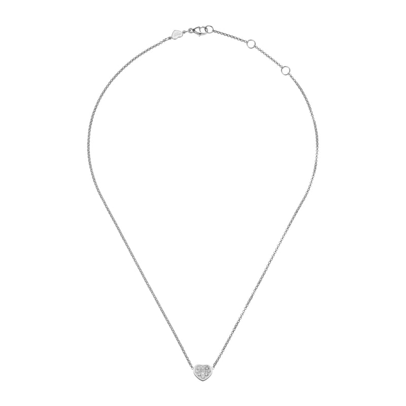 Chopard Jewelry - My Happy Hearts Ethical White Gold Diamonds Necklace | Manfredi Jewels