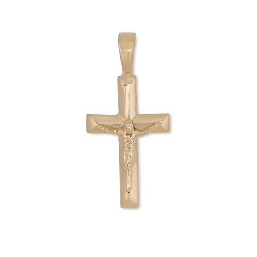 D’Amico manufacturing co,inc. Jewelry - 14K Medium Angled Cross | Manfredi Jewels