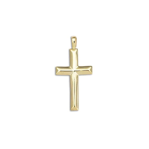D’Amico manufacturing co,inc. Jewelry - SOLID 14K - Y LARGE ANGLED CROSS | Manfredi Jewels