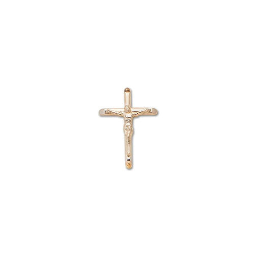 D’Amico manufacturing co,inc. Jewelry - Solid 14K - Y Large Half Round Crucifix Cross | Manfredi Jewels