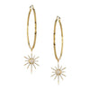 Doves Jewelry - Celestia 18K Yellow Gold Diamond Earring | Manfredi Jewels