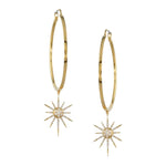 Doves Jewelry - Celestia 18K Yellow Gold Diamond Earring | Manfredi Jewels