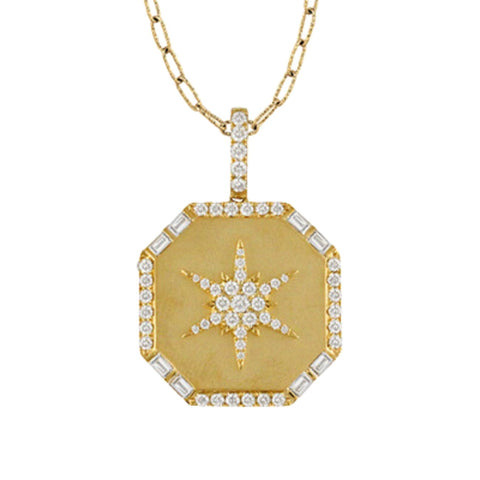 Celestia 18K Yellow Gold Diamond Necklace
