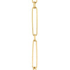 Doves Jewelry - Laguna Blue 18K Yellow Gold Acqua Apatite Halo Diamond Pendant With Paperclip Chain Necklace | Manfredi Jewels