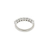 Estate Jewelry - 14K White Gold Seven Diamond Band RIng | Manfredi Jewels