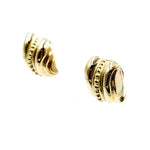 Estate Jewelry - 18K Solid Yellow Gold Earrings | Manfredi Jewels