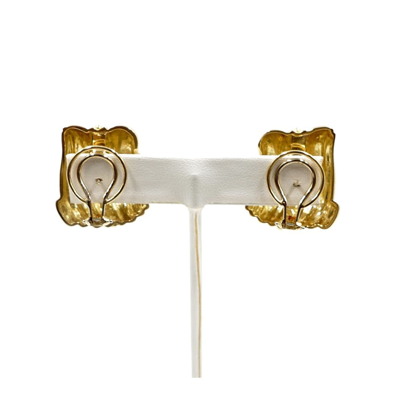 Estate Jewelry - 18K Solid Yellow Gold Earrings | Manfredi Jewels