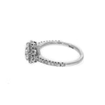 Estate Jewelry - 18K White Gold Diamond Engagement Ring | Manfredi Jewels