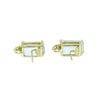 Estate Jewelry Estate Jewelry - 18K Yellow Gold Blue Topaz Emerald Earrings | Manfredi Jewels
