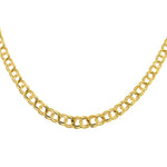 Estate Jewelry - 18K Yellow Gold Double Link Chain Necklace | Manfredi Jewels