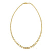 Estate Jewelry - 18K Yellow Gold Double Link Chain Necklace | Manfredi Jewels