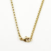Estate Jewelry - 18K Yellow Gold Oval Medallion Pendant Necklace | Manfredi Jewels