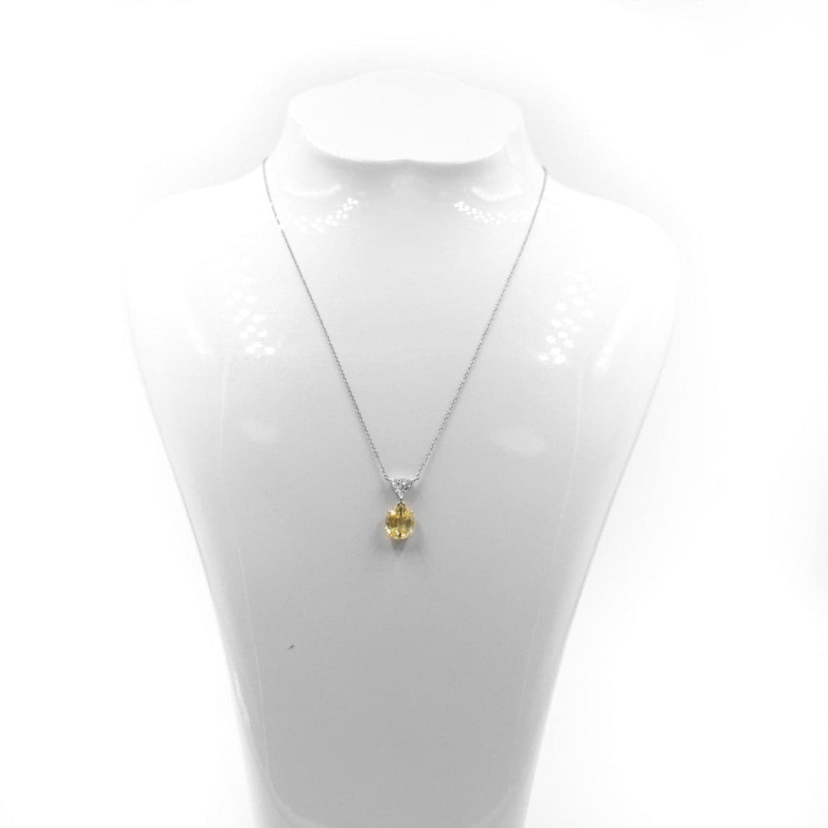 Estate Jewelry Estate Jewelry - 18K Yellow Gold Platinum Sapphire and Diamond Necklace | Manfredi Jewels