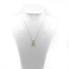 Estate Jewelry - 18K Yellow Gold Platinum Sapphire and Diamond Necklace | Manfredi Jewels