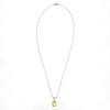 Estate Jewelry - 18K Yellow Gold Platinum Sapphire and Diamond Necklace | Manfredi Jewels