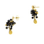 Estate Jewelry - 18k Yellow Gold Smoky Quartz Earrings | Manfredi Jewels