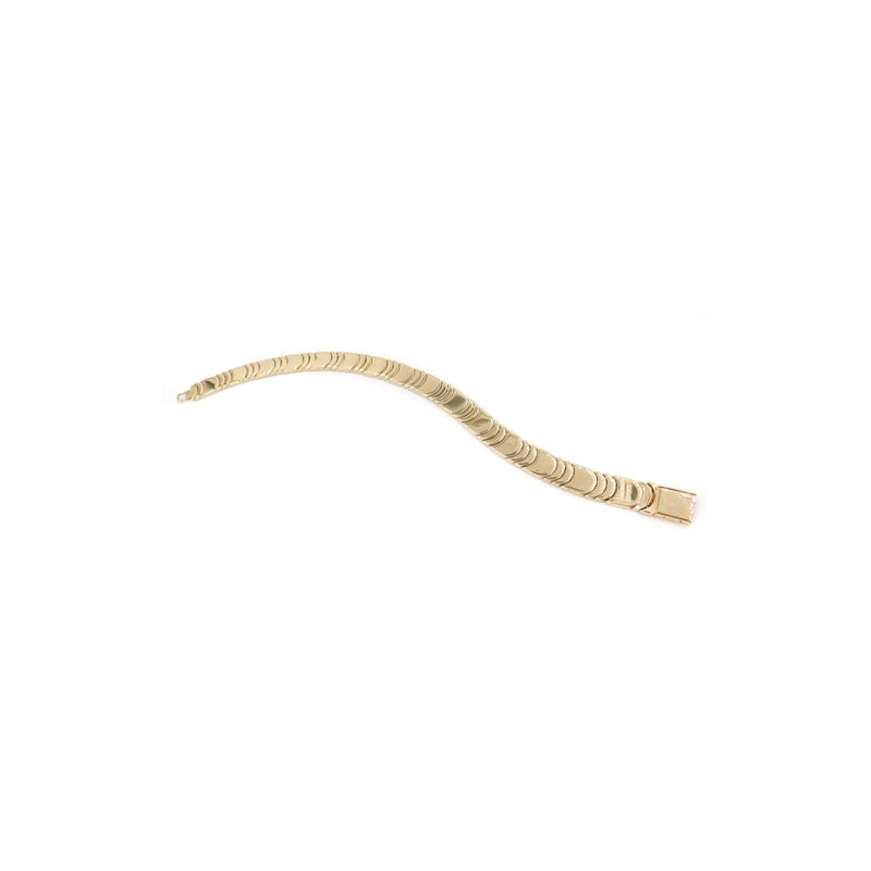 Estate Jewelry - Chimento Reversible Tricolor/Yellow Gold Bracelet | Manfredi Jewels