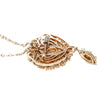Estate Jewelry - Cultured Pearls & Diamond Yellow Gold Victorian Brooch/Pendant | Manfredi Jewels
