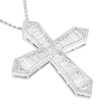 Estate Jewelry Estate Jewelry - Graff Platinum Diamond Cross Necklace | Manfredi Jewels