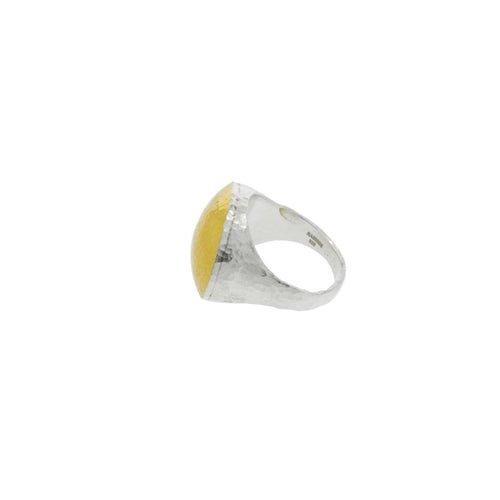 Estate Jewelry - Gurhan Sterling Silver Gold Dome Ring | Manfredi Jewels