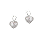 Estate Jewelry - Kimberly MacDonald’s Heart shaped Raw Diamond Earrings | Manfredi Jewels