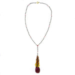Estate Jewelry - Mariani Multi - Colored Sapphire Pendant Necklace | Manfredi Jewels