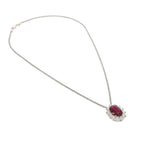Estate Jewelry - Ruby & Diamond Pendant | Manfredi Jewels