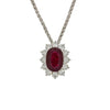 Estate Jewelry - Ruby & Diamond Pendant | Manfredi Jewels